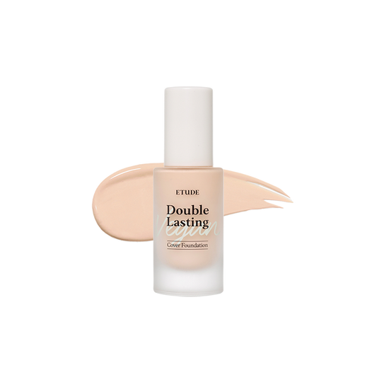 [Etudehouse] Double Lasting Vegan Cover Foundation 30g -No.19N1 Light Beige