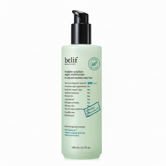[Belif] Problem solution vegan moisturizer 100ml