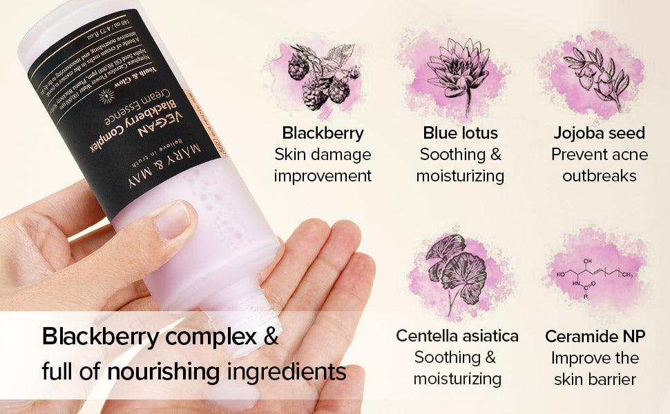 [Mary&May] Vegan Blackberry Complex Cream Essence 30ml [Miniature]