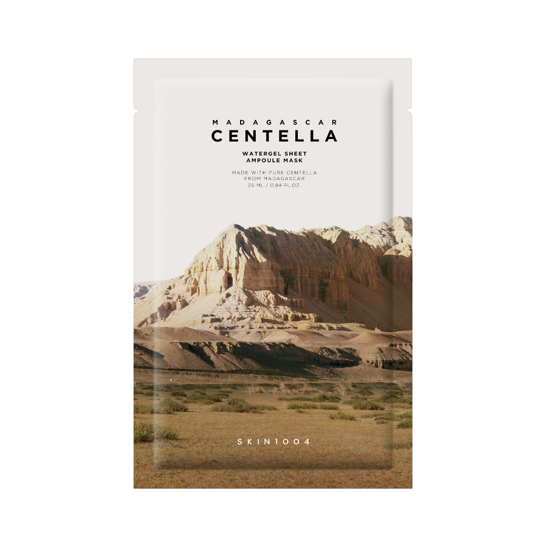 [Skin1004] Madagascar Centella Watergel Sheet Ampoule Mask - 2 Type