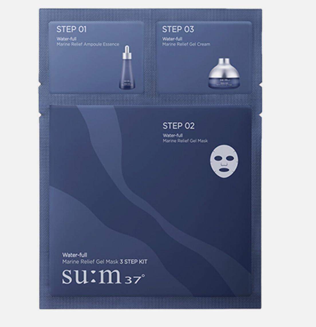 [Su:m37] Water-full Timeless Water Gel Mask 3 Step 10pcs