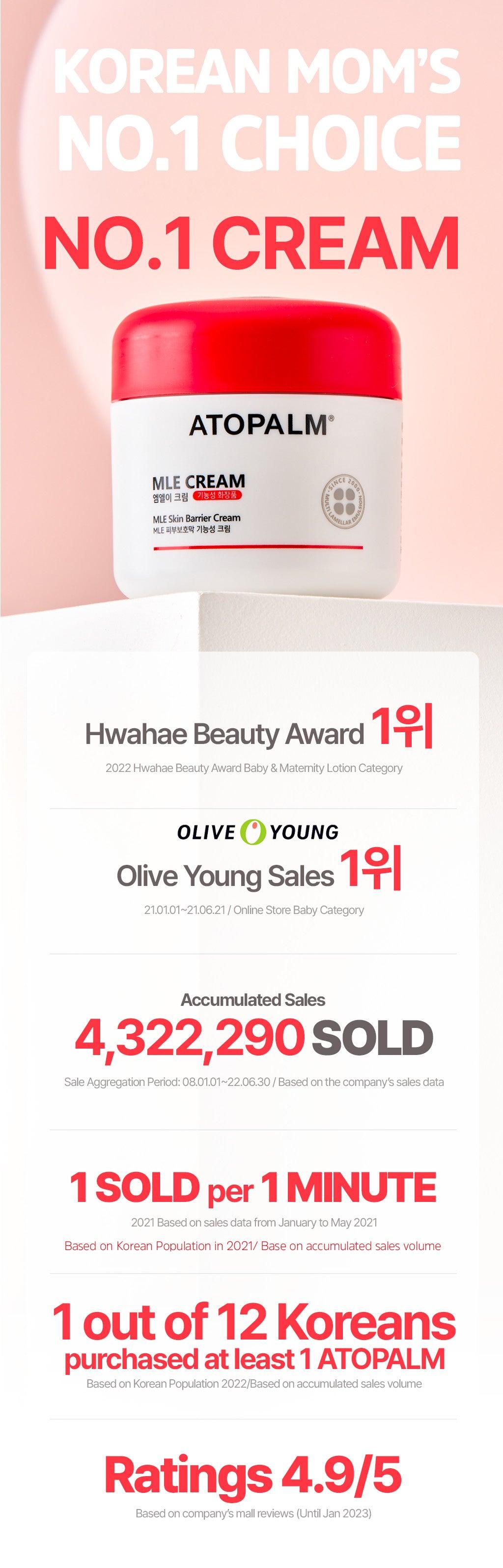 [ATOPALM] MLE Cream 100ml