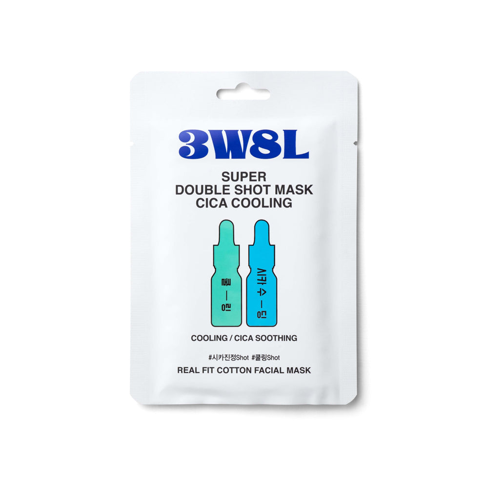 [3W8L] Super Double Shot Mask Cica Cooling 27ml