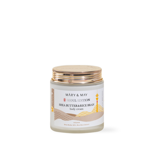 [Mary&May] Shea Butter & Rice Bran Body Cream 250ml
