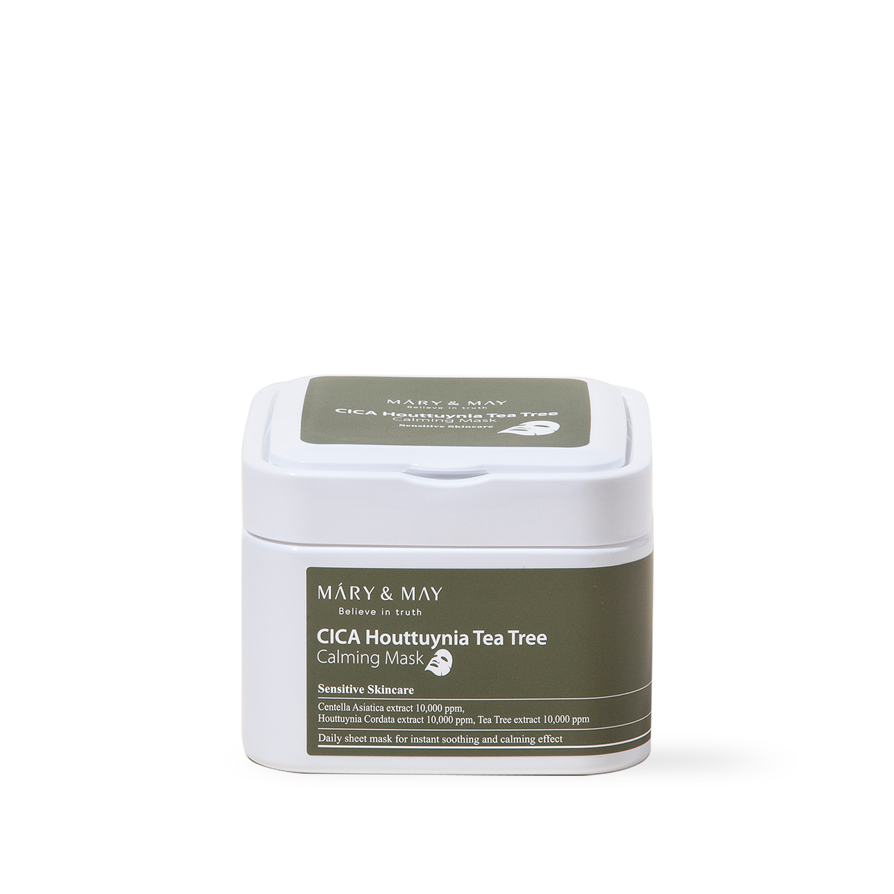 [Mary&May] Cica Houttuynia cordata Tea Tree Calming Mask Pack - 30 sheets