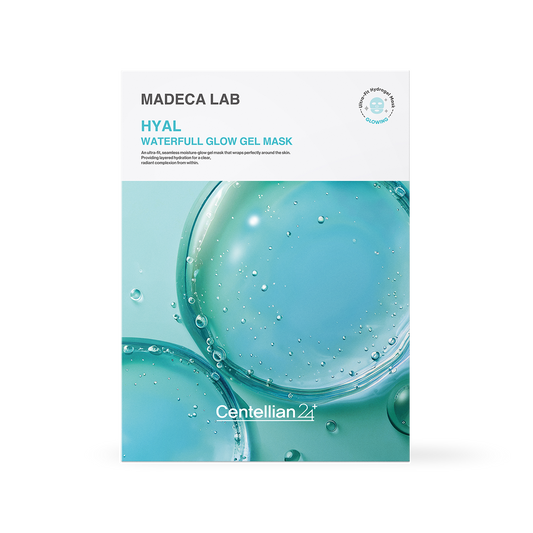 [Centellian24]  Madeca Lab Hyal Waterfull Glow Gel Mask 5ea