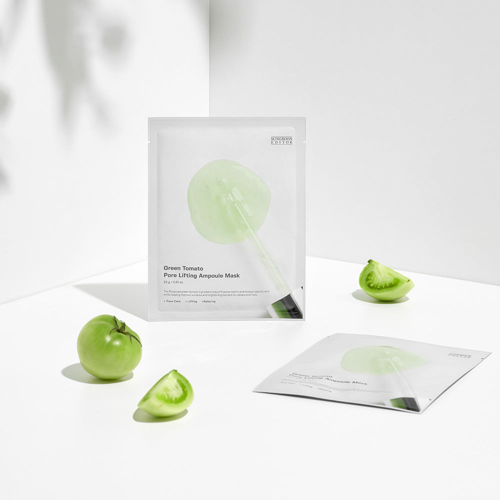 [SUNGBOON EDITOR] Green Tomato Pore Lifting Ampoule Mask 1ea 23g