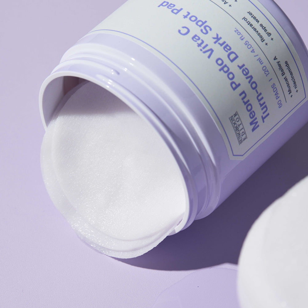 [SUNGBOON EDITOR] Meoru Podo Vita C Turn-over Dark Spot Pad 60pcs, 140ml