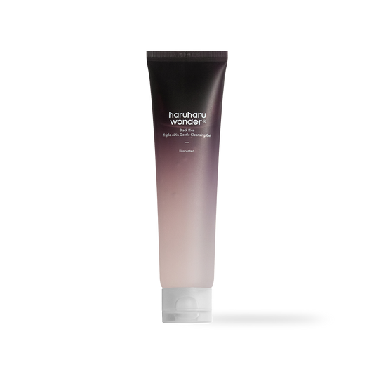 [haruharuwonder] Black Rice Triple AHA Gentle Cleansing Gel Unscented 100ml