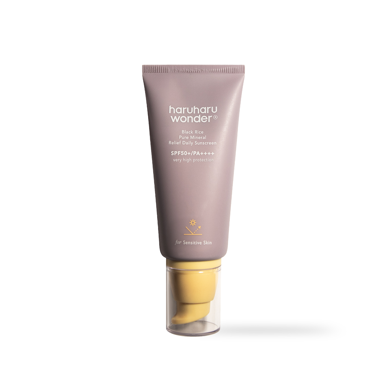 [haruharuwonder] Black Rice Pure Mineral Relief Daily Sunscreen Unscented SPF50+ 50ml