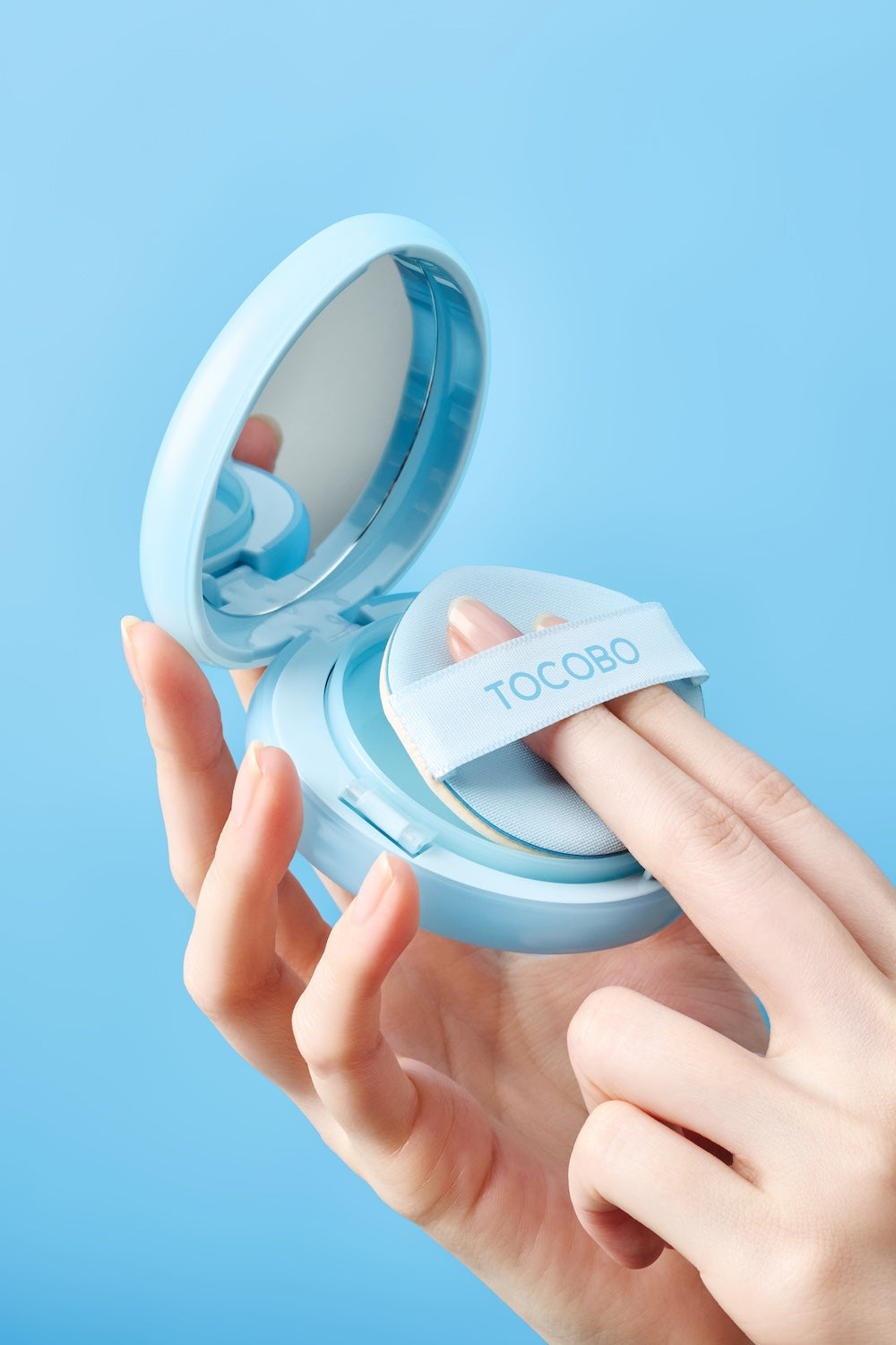 [Tocobo] Blur Finish Sun Cushion 01 COTTON BLUE 13g
