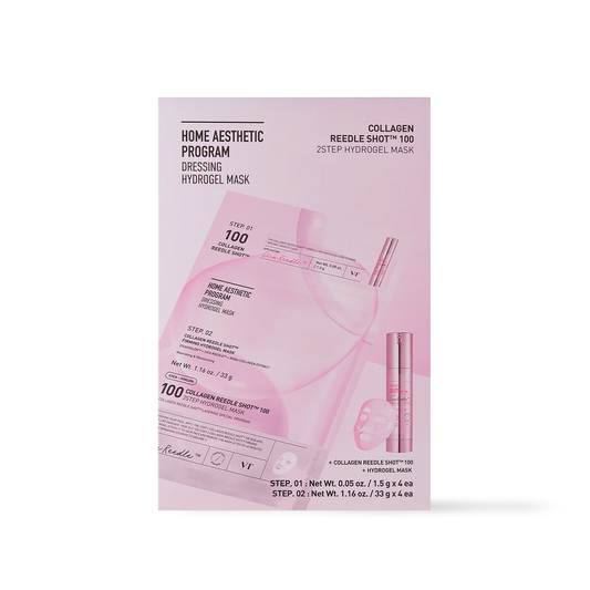 [VT Cosmetics] COLLAGEN Reedle Shot 100 2STEP Hydrogel Mask - 2type