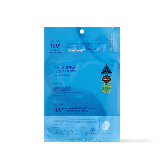 [VT Cosmetics] HYDROP Reedle Shot 100hl 2STEP Hydrogel Mask 1ea