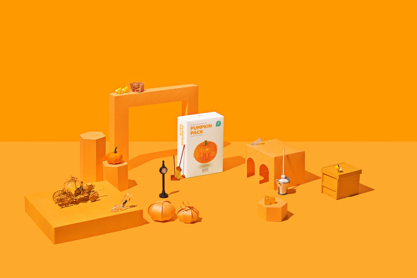 [Skin1004] ZOMBIE BEAUTY DE SKIN1004 Paquete de calabaza 4 g * 16 unidades