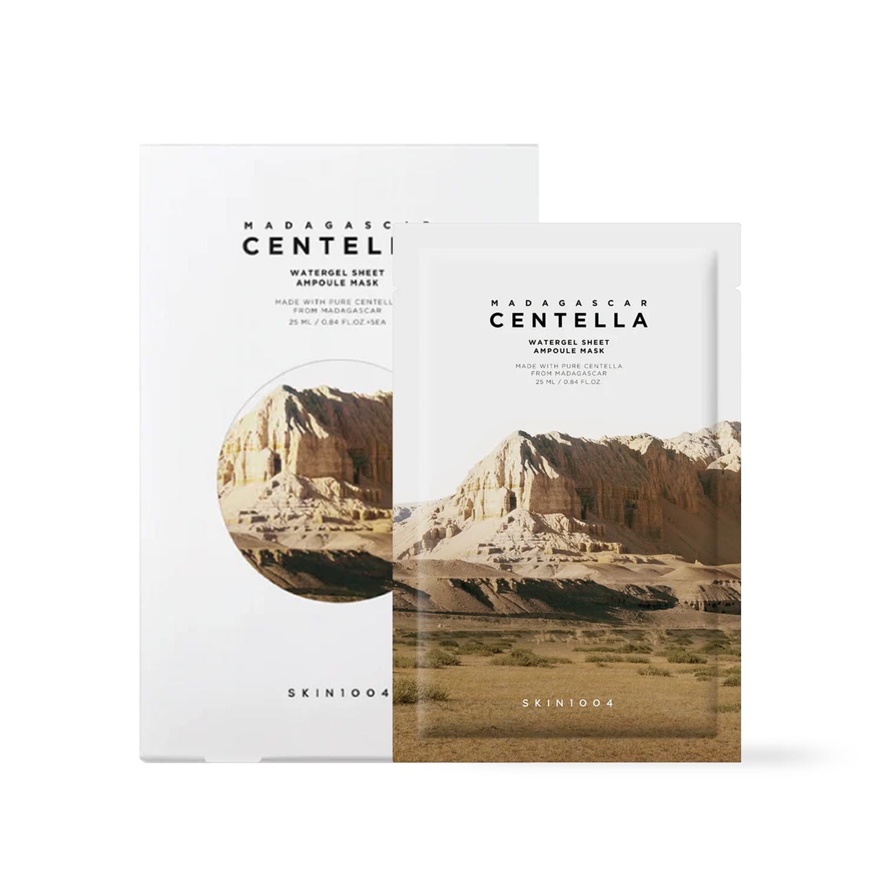 [Skin1004] Madagascar Centella Watergel Sheet Ampoule Mask - 2 Type