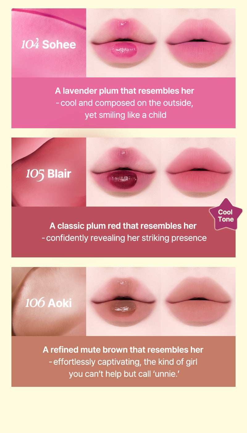 [Tiptoe] Blurlet Sorbet Tint 4ml - 6 Colors