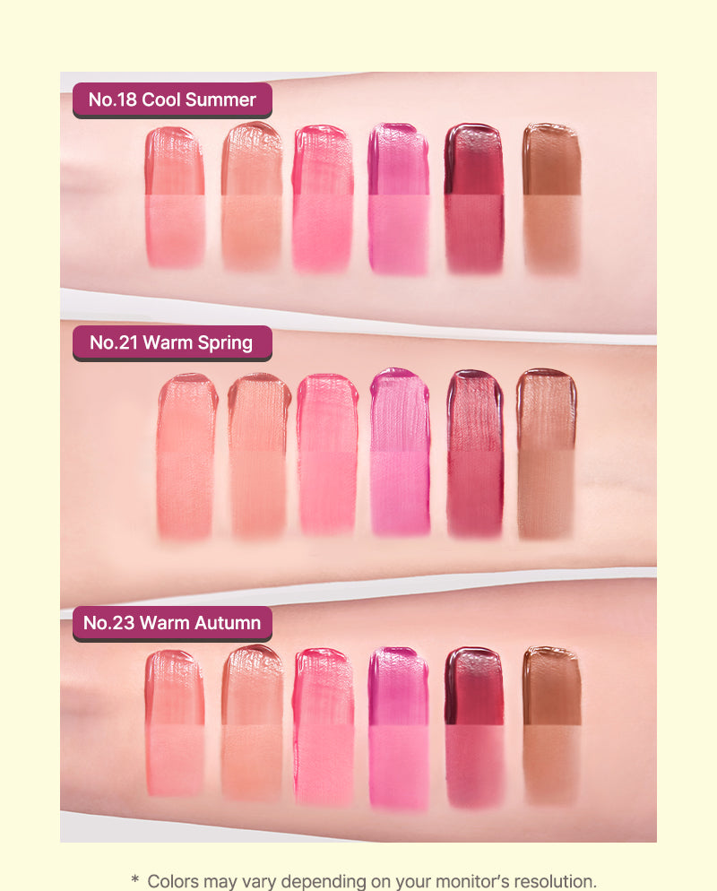 [Tiptoe] Blurlet Sorbet Tint 4ml - 6 Colors
